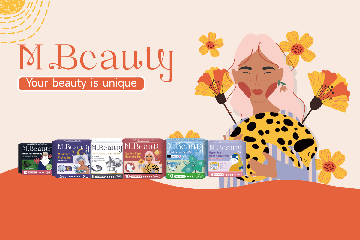 M Beauty product range